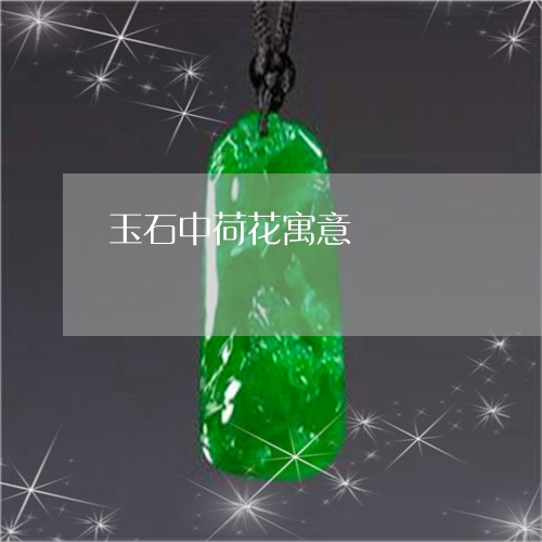 玉石中荷花寓意/2023062152515