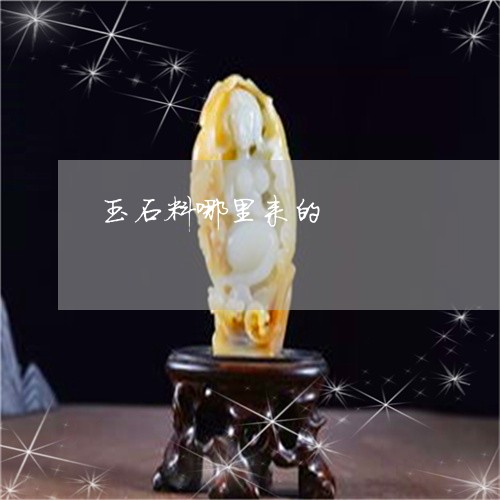 玉石料哪里来的/2023042703038