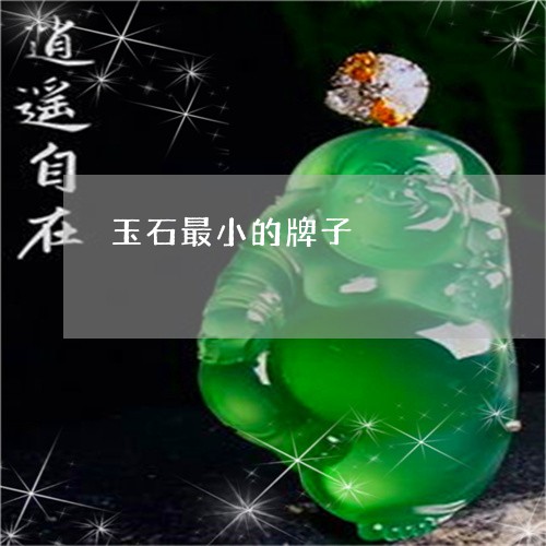 玉石最小的牌子/2023081346359