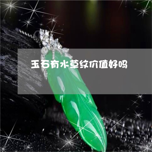 玉石有水草纹价值好吗/2023103147150