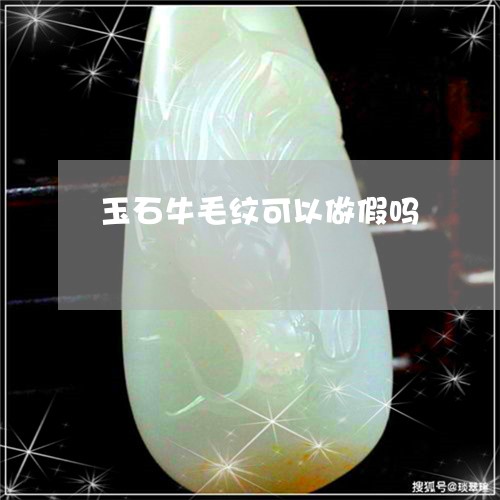 玉石牛毛纹可以做假吗/2023092793926