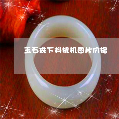 玉石珠下料机机图片价格/2023110226470