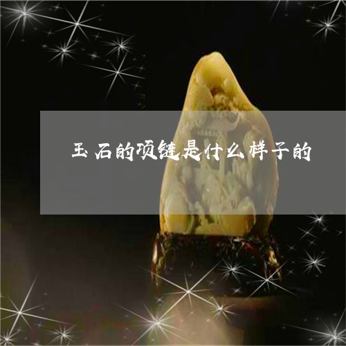 玉石的项链是什么样子的/2023071316383