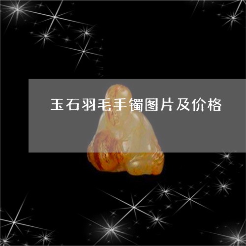 玉石羽毛手镯图片及价格/2023110291748