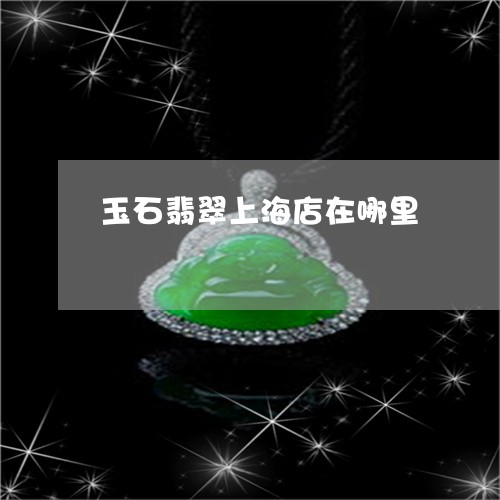 玉石翡翠上海店在哪里/2023092763805