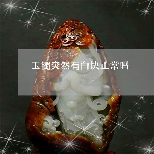 玉镯突然有白块正常吗/2023092611635