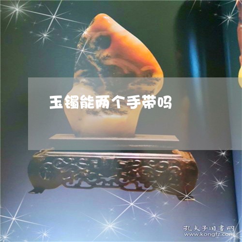 玉镯能两个手带吗/2023061617138