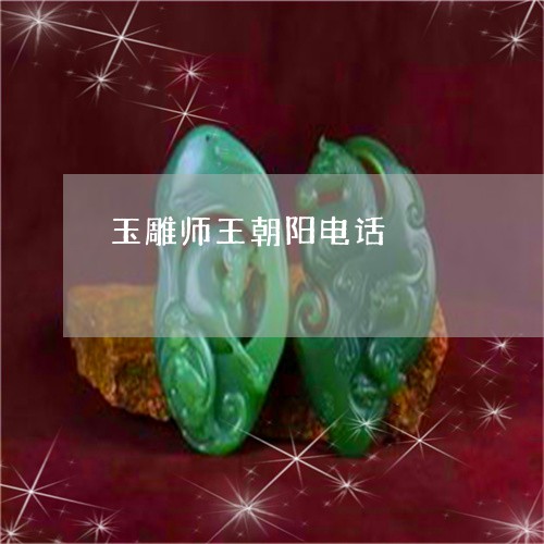 玉雕师王朝阳电话/2023052028380