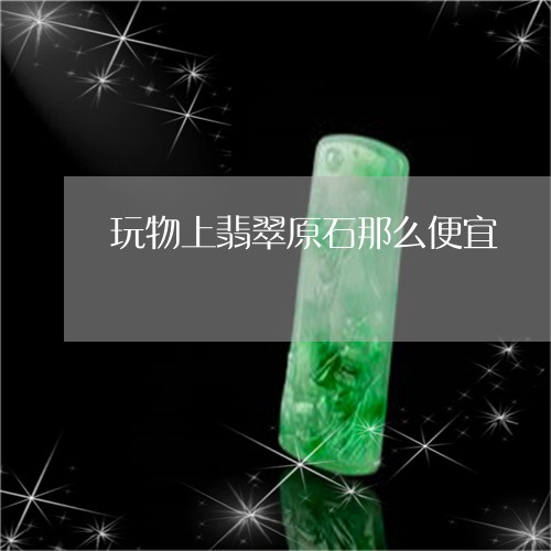 玩物上翡翠原石那么便宜/2023110108380