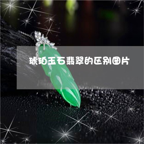 琥珀玉石翡翠的区别图片/2023110161683