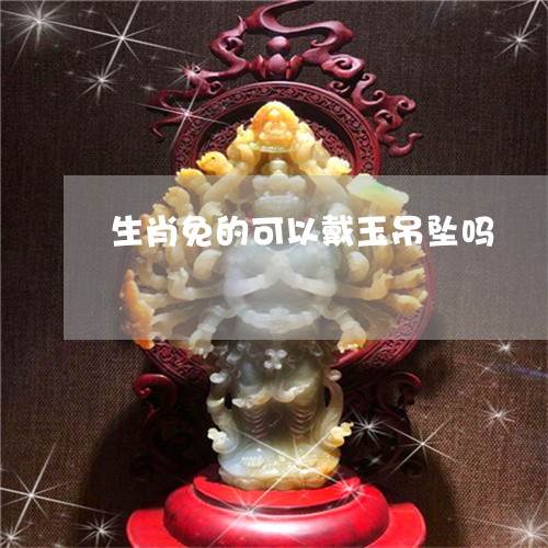 生肖免的可以戴玉吊坠吗/2023110159371