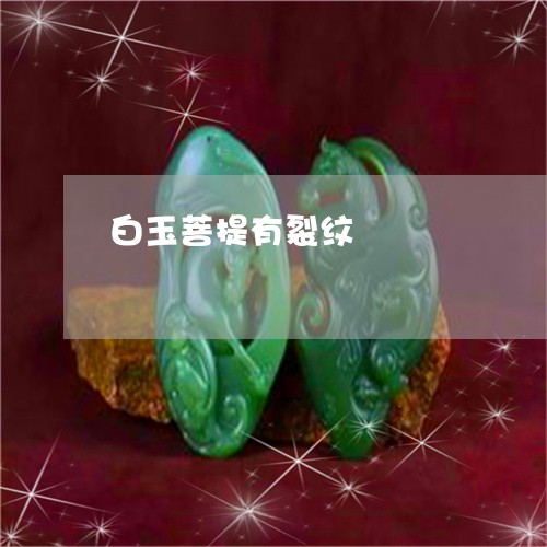 白玉菩提有裂纹/2023042672795