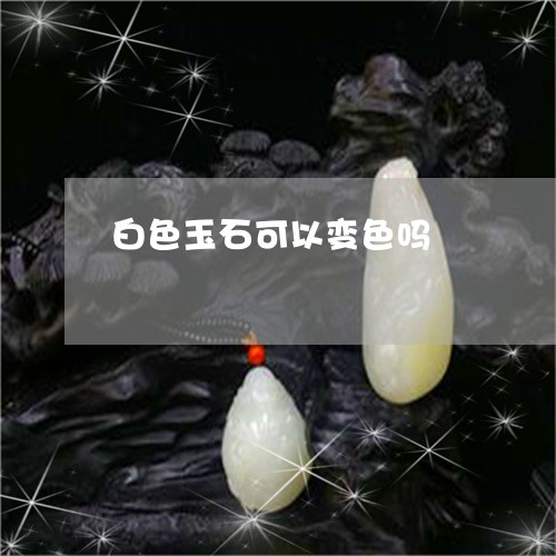 白色玉石可以变色吗/2023100735725