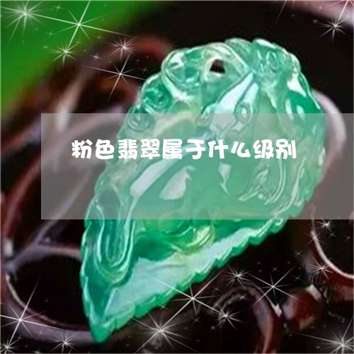 粉色翡翠属于什么级别/2023092127058