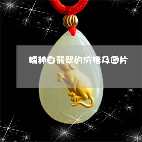 糯种白翡翠的价格及图片/2023111689373