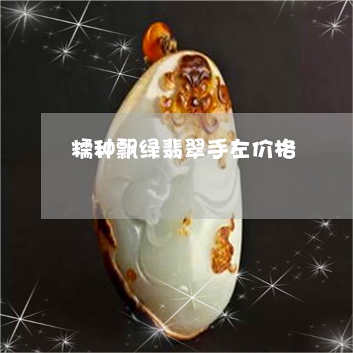 糯种飘绿翡翠手左价格/2023092159373