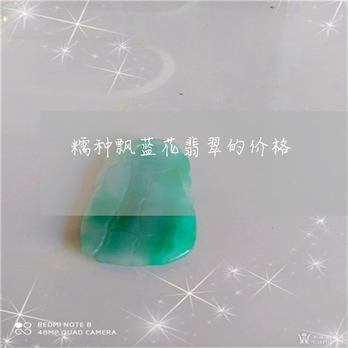 糯种飘蓝花翡翠的价格/2023092192804