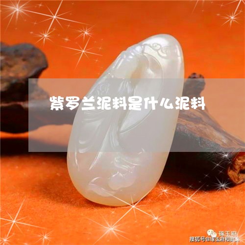 紫罗兰泥料是什么泥料/2023051093826