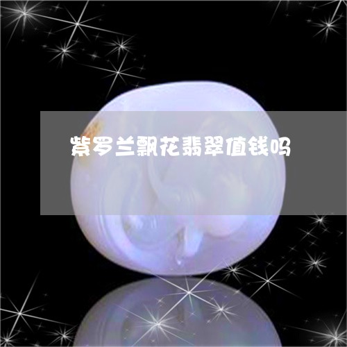 紫罗兰飘花翡翠值钱吗/2023092160593