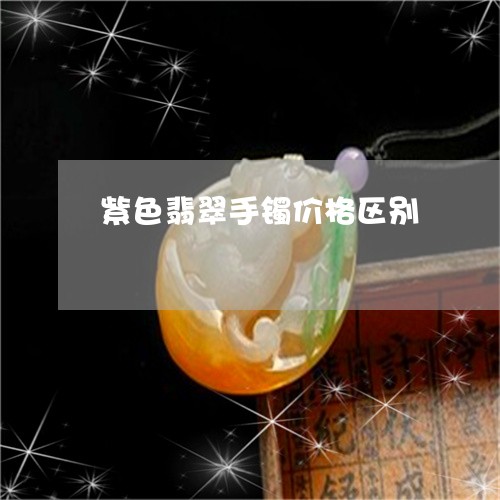 紫色翡翠手镯价格区别/2023092178473