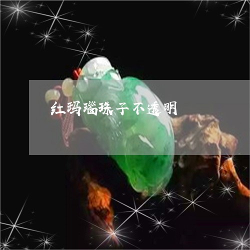 红玛瑙珠子不透明/2023070993925