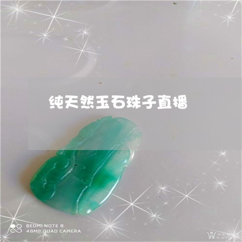 纯天然玉石珠子直播/2023100728281