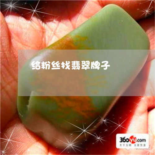 给粉丝找翡翠牌子/2023070992505