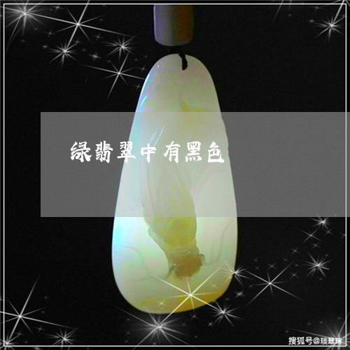 绿翡翠中有黑色/2023061775150