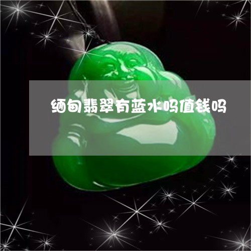 缅甸翡翠有蓝水吗值钱吗/2023111789705