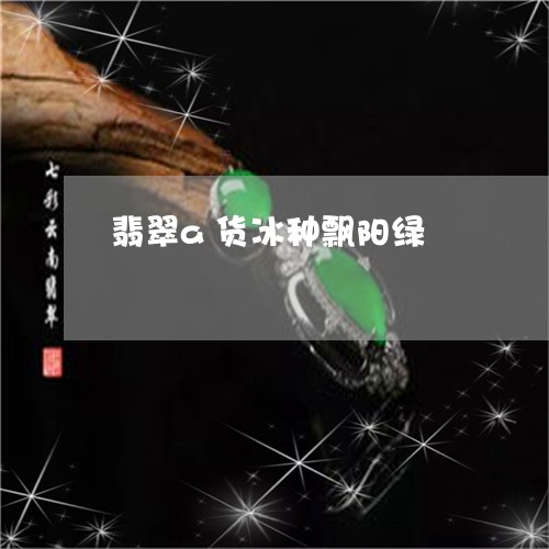 翡翠a货冰种飘阳绿/2023122104049