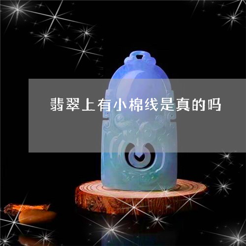 翡翠上有小棉线是真的吗/2023090511714