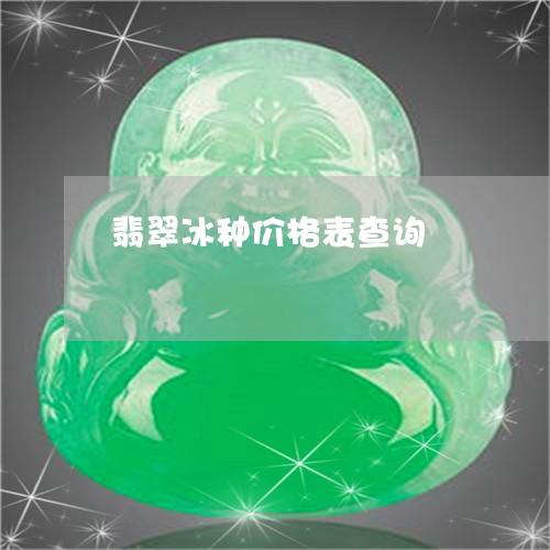 翡翠冰种价格表查询/2023122034148