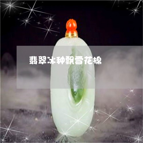 翡翠冰种飘雪花棉/2023070813827