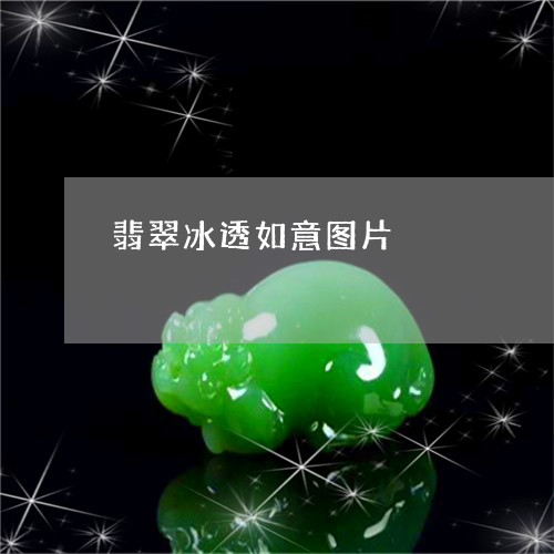 翡翠冰透如意图片/2023070760270