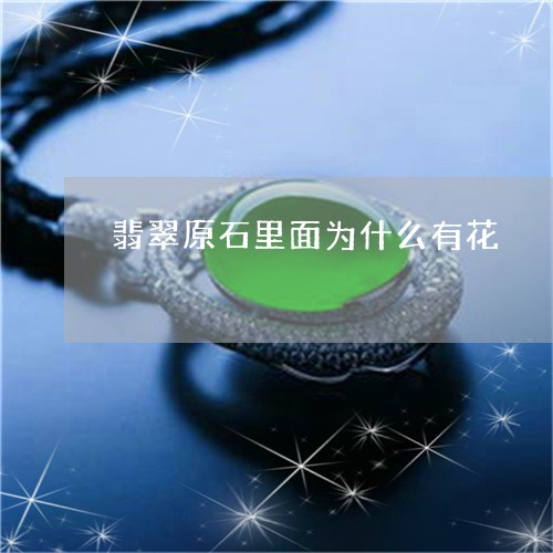 翡翠原石里面为什么有花/2023051293605