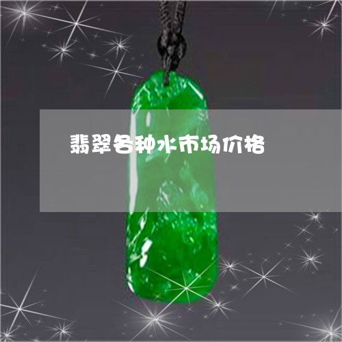 翡翠各种水市场价格/2023121966058