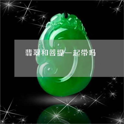 翡翠和菩提一起带吗/2023121907179