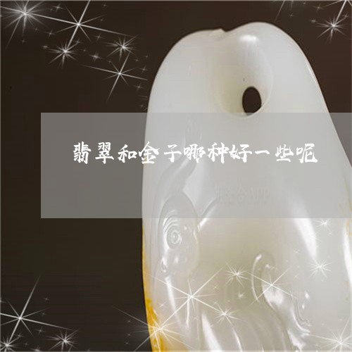 翡翠和金子哪种好一些呢/2023051207260