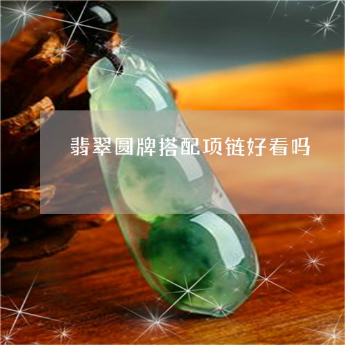 翡翠圆牌搭配项链好看吗/2023051208492