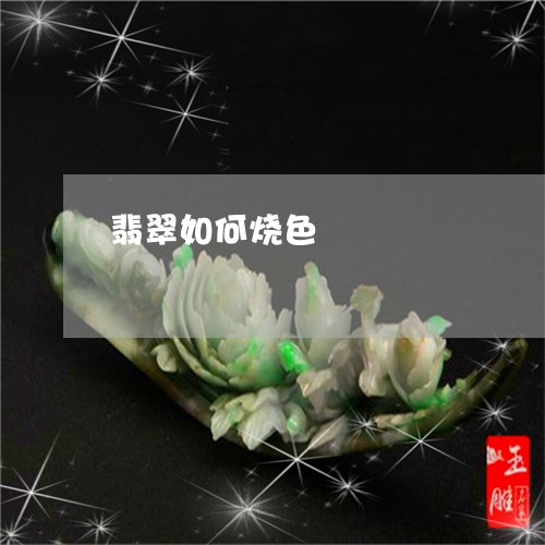 翡翠如何烧色/2023103080616