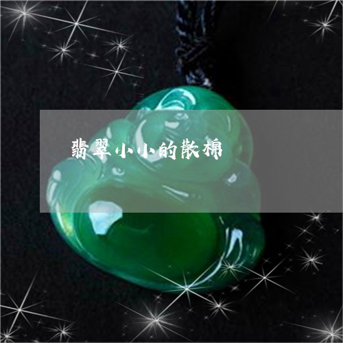 翡翠小小的散棉/2023120426140