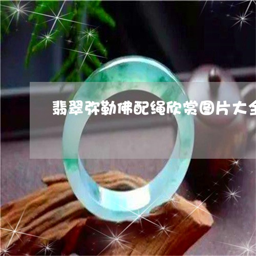 翡翠弥勒佛配绳欣赏图片大全/2023112457051