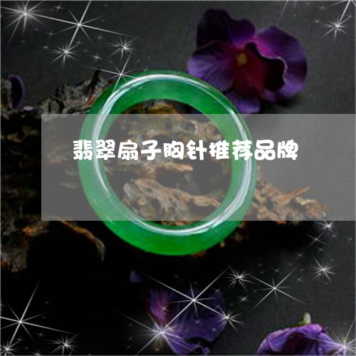 翡翠扇子胸针推荐品牌/2023040963724