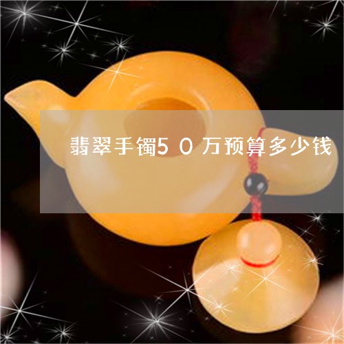 翡翠手镯50万预算多少钱/2023082588151