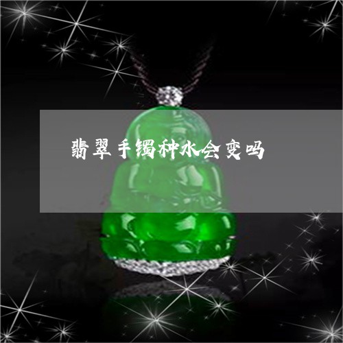 翡翠手镯种水会变吗/2023121750848