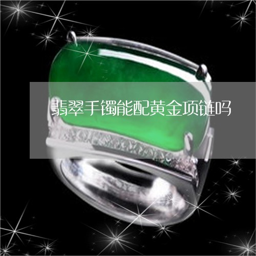 翡翠手镯能配黄金项链吗/2023051174961