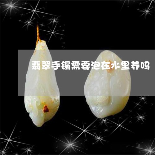 翡翠手镯需要泡在水里养吗/2023082517481