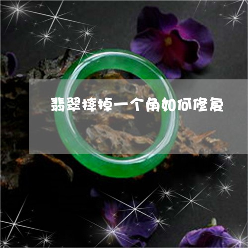 翡翠摔掉一个角如何修复/2023042253816