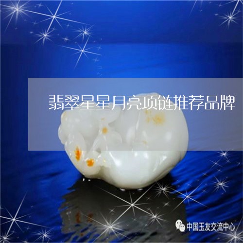 翡翠星星月亮项链推荐品牌/2023042601639