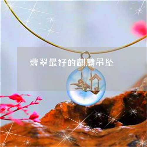 翡翠最好的麒麟吊坠/2023120373746